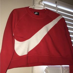 Nike cropped sweater